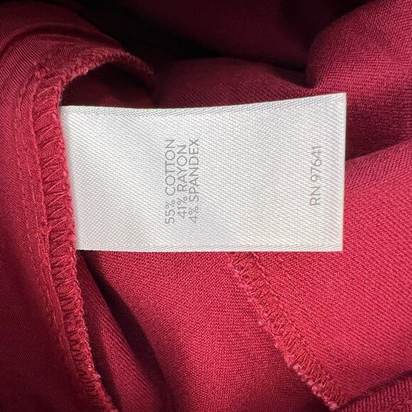 NWT J. Jill Pants Women's Size 4 Premium Bi-Stretch Cranberry Business Casual - Picture 12 of 14